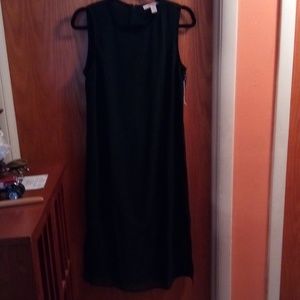 Sleeveless black dress